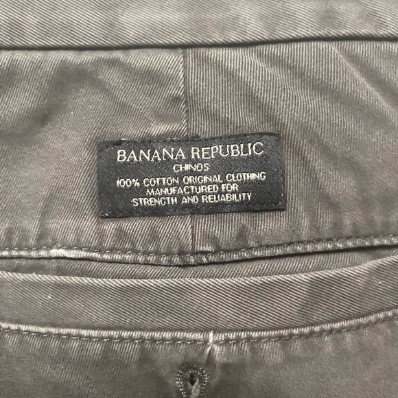 Banana Republic men chino gray pants size 32 - Picture 4 of 10